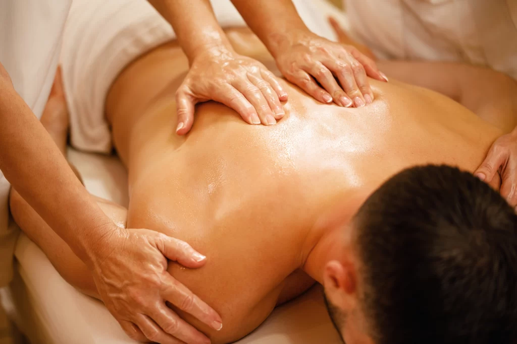 four-hand massage in london
