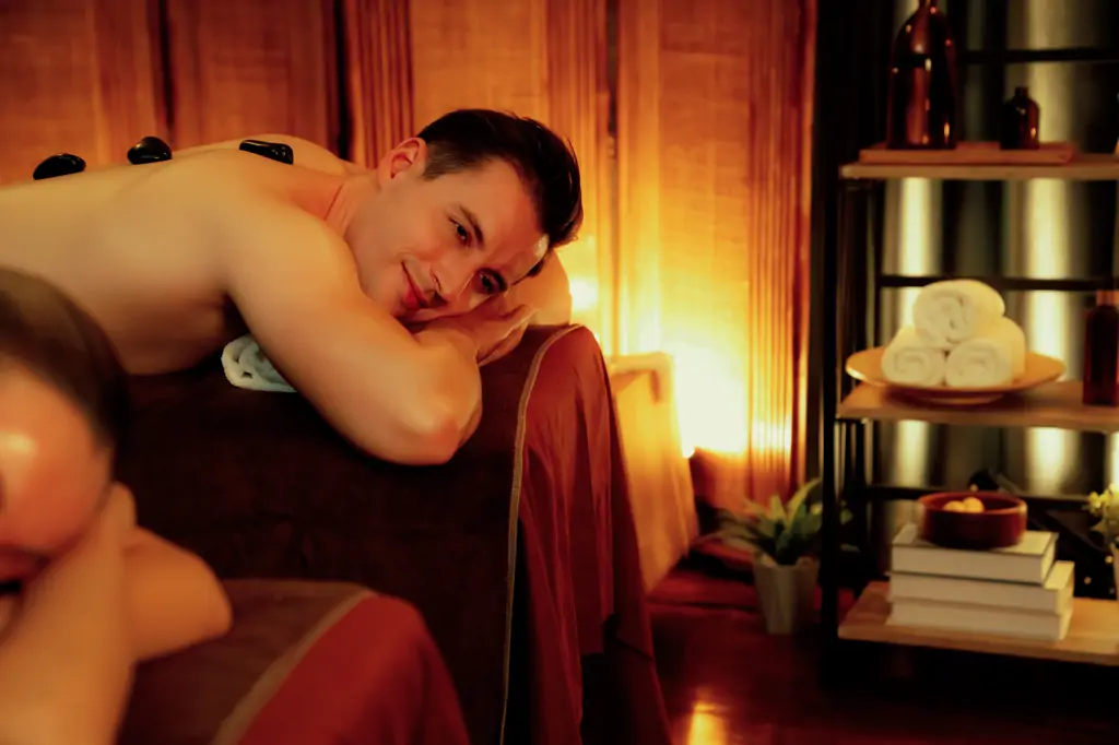 hot stone massage spa salon luxury resort with warm candle lightquiescent 1