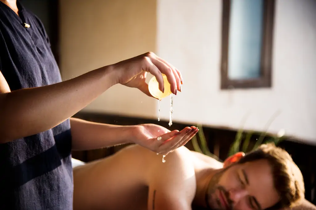 woman relaxing from spa treatment